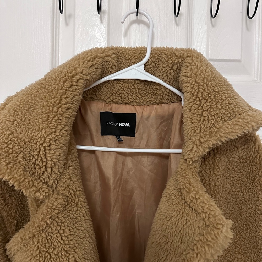 Cozy teddy parka